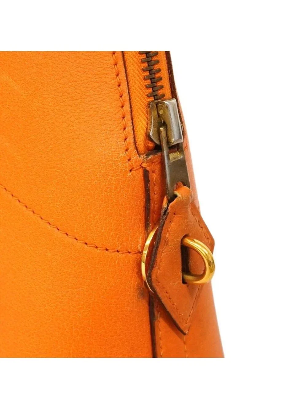 Hermes Handbag Bolide 35 Voga River Orange Gold